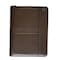 Dacasso Chocolate Brown Leather Enhanced Zip-Around Portfolio EI-3404 - alternate 3
